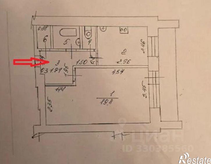 1-комн квартира улица Гоголя, 8,  д. 8