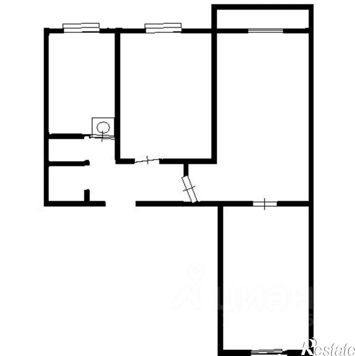 3-комн квартира Северный переулок, 2,  д. 2