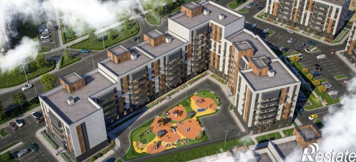 2-комн квартира в новом доме улица Кутузова, 12,  д. 12