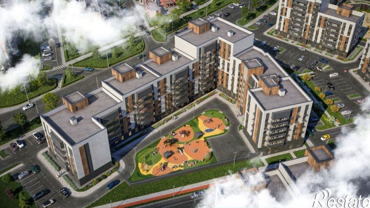2-комн квартира в новом доме улица Кутузова, 12,  д. 12
